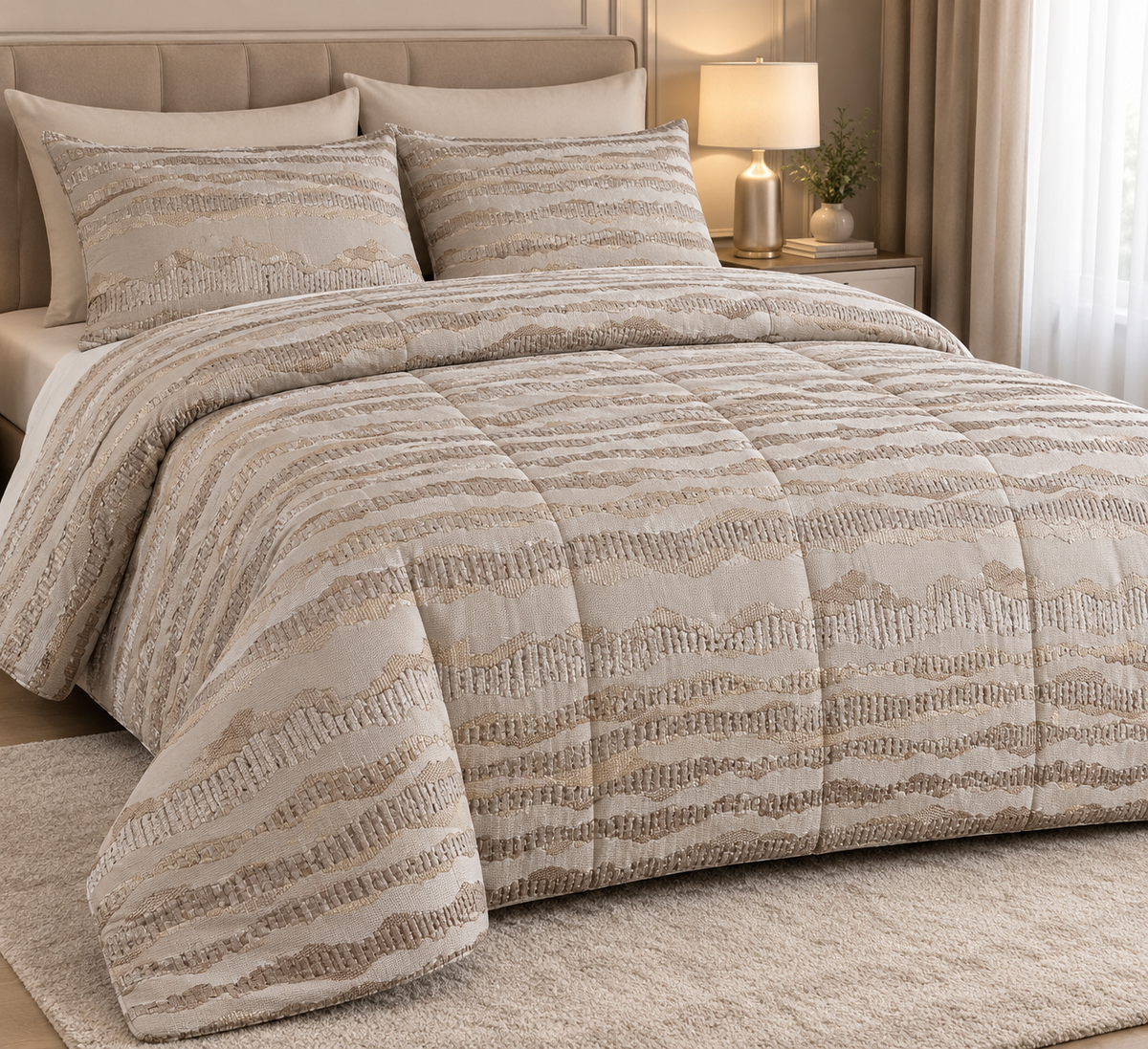 Πάπλωμα PIERRE CARDIN beige 255X260