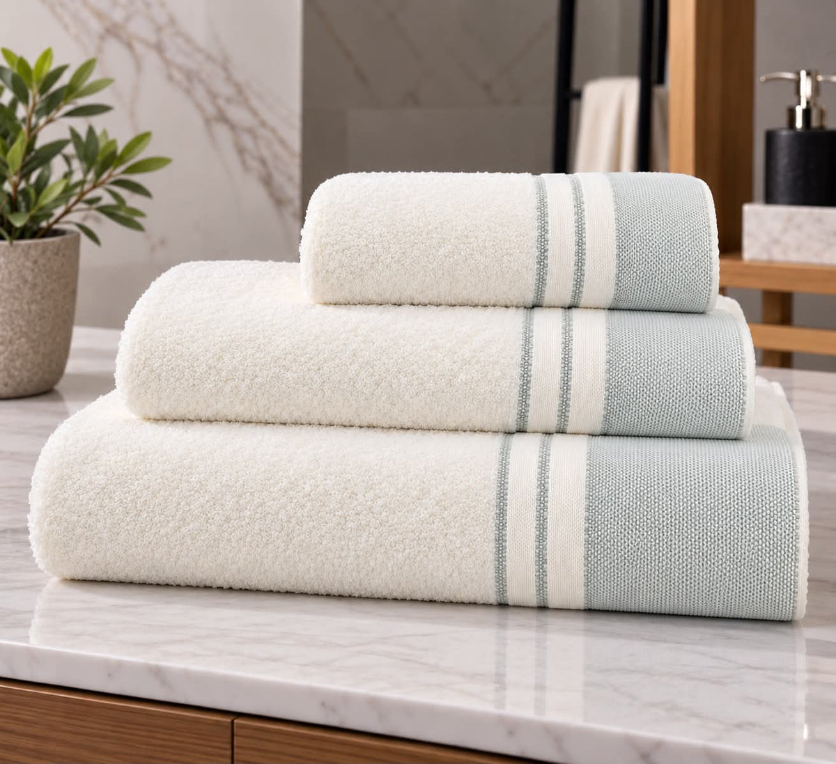 Σετ πετσέτα 3 τεμαχίων liolios home 02