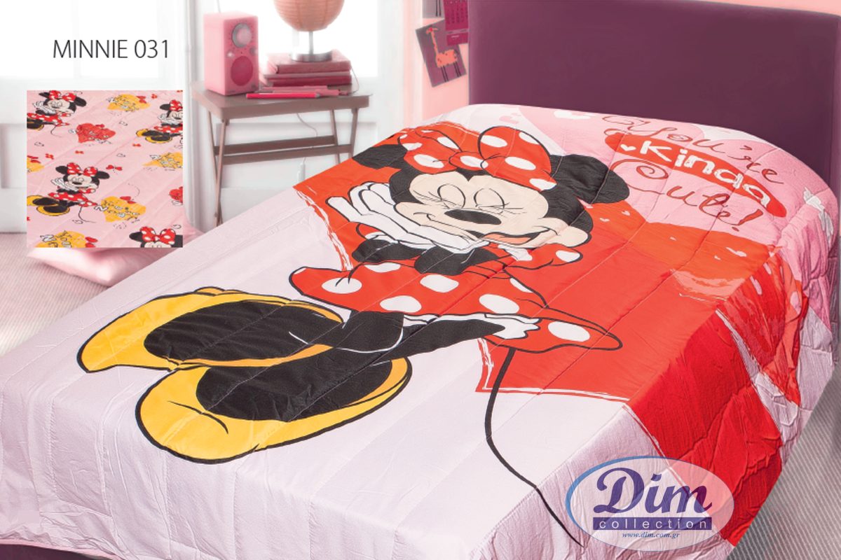 ΚΟΥΒΕΡΛΙ Disney MINNIE  160Χ250 Digital Print Micro