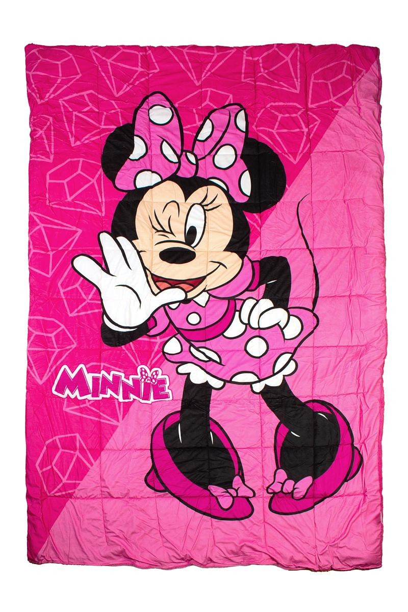 Κουβερτοπάπλωμα Flannel-Sherpa Disney Home Minnie 15 160X250  100% Polyester