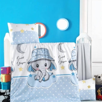 Σετ σεντόνια κούνιας elephant