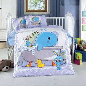 Σετ σεντόνια κούνιας whale