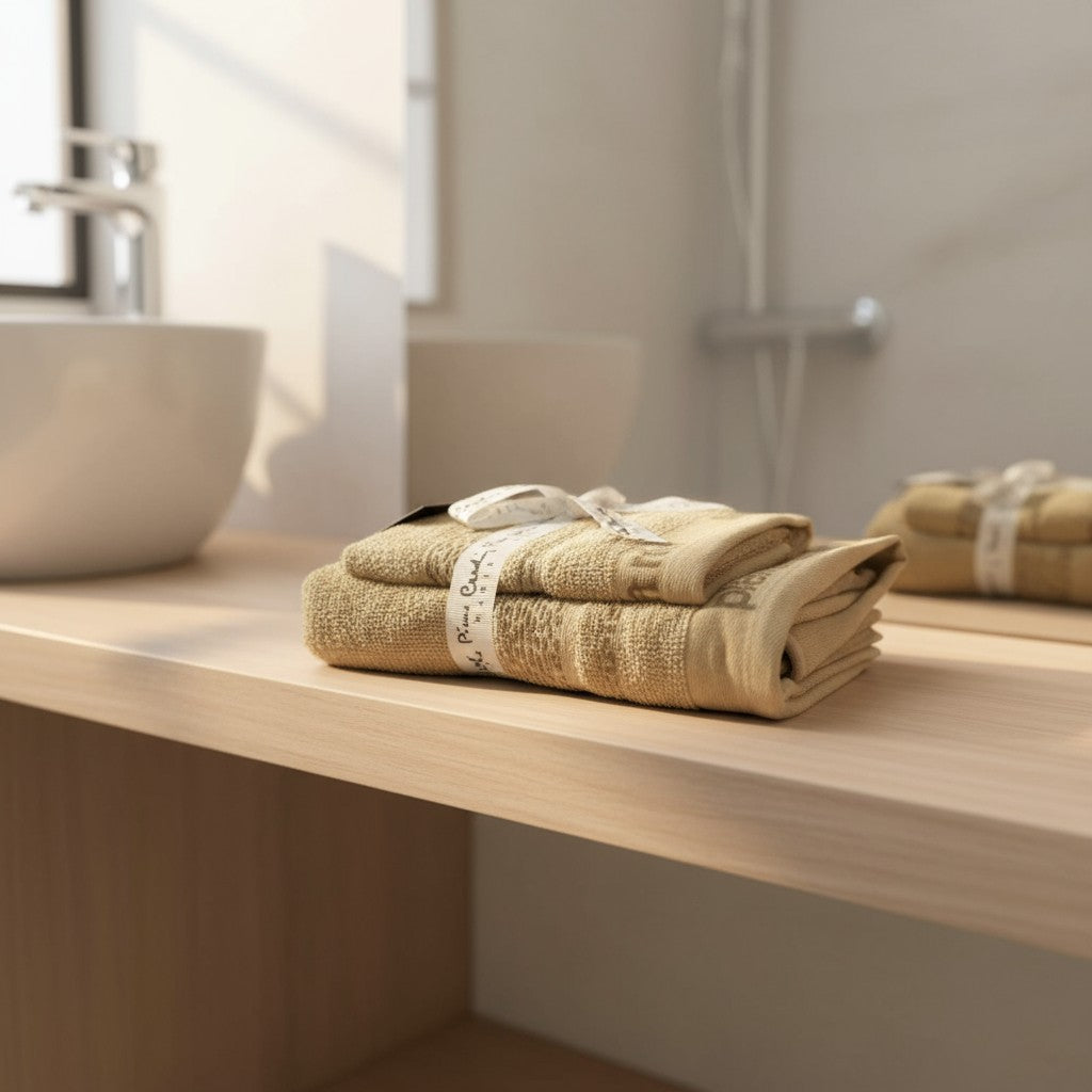 Σετ πετσέτες  2 τεμαχίων Pierre Cardin 10 χρώματα  60X100+40X60