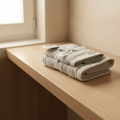 Σετ πετσέτες  2 τεμαχίων Pierre Cardin 10 χρώματα  60X100+40X60