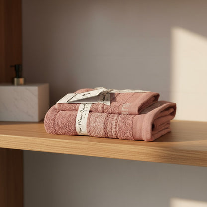 Σετ πετσέτες  2 τεμαχίων Pierre Cardin 10 χρώματα  60X100+40X60