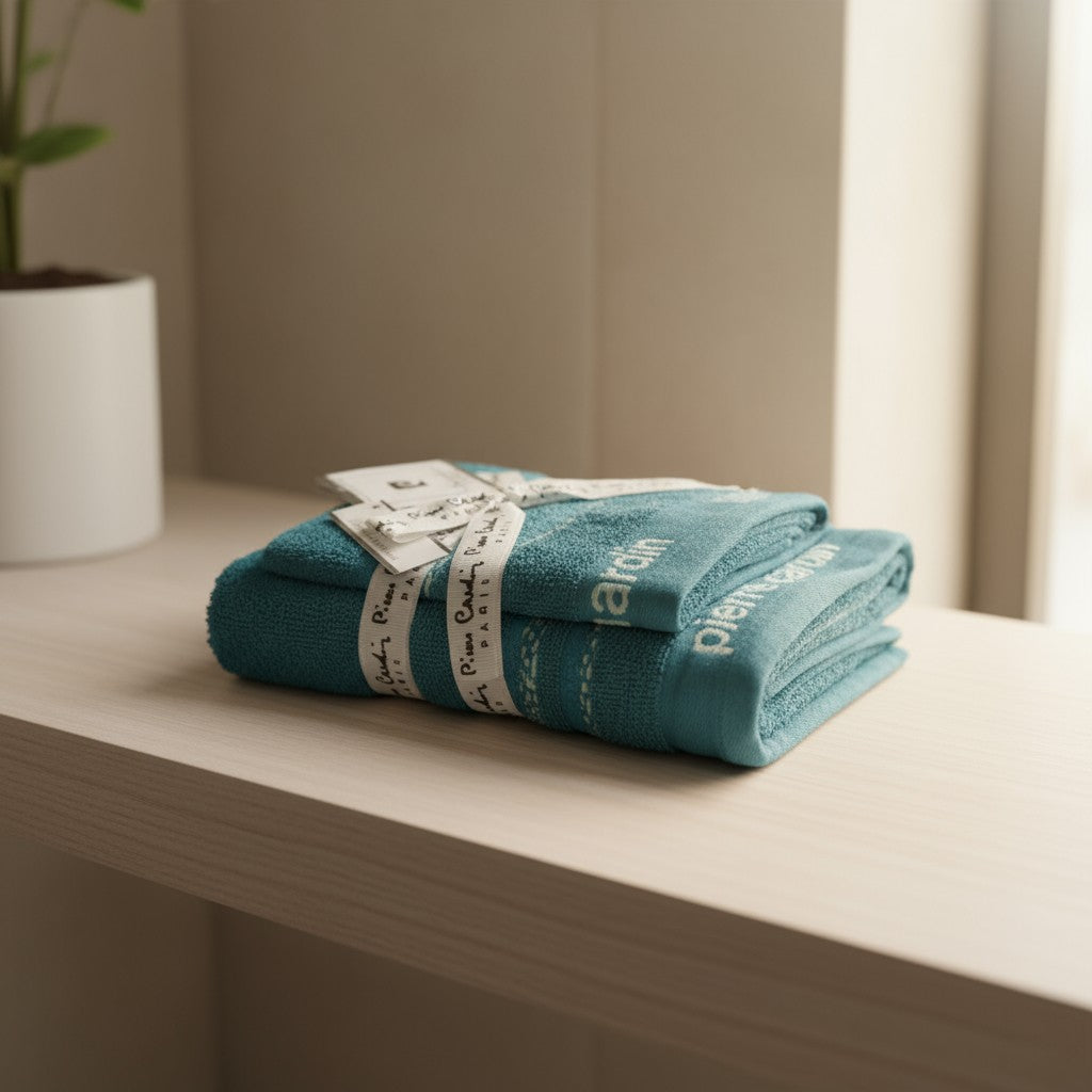 Σετ πετσέτες  2 τεμαχίων Pierre Cardin 10 χρώματα  60X100+40X60